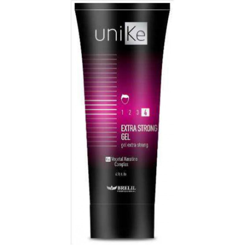 Гель для волосся екстра-сильної фіксації-Brelil UniKe Extra Strong Gel 4